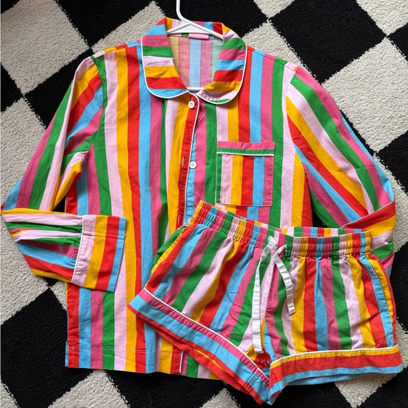 Colorful Striped Pajamas - Picture 1 of 5